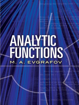 cover image of Analytic Functions